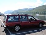 Borrowed my dads 940 to go up to the highlands.  Here it is in Fort William
