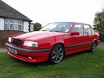 Volvo 850R manual red saloon, mesh grill, rica chip, 302 police spec brakes on front and bsr opti-flow filter. and absoultly love it!!